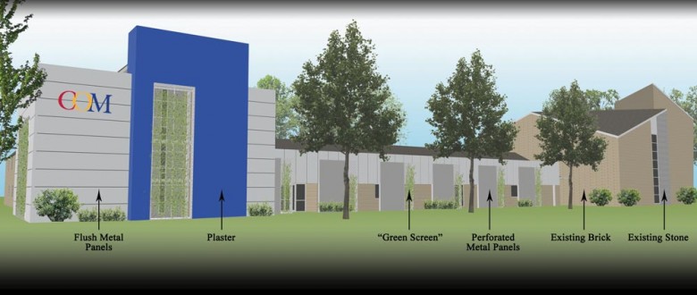 Architect’s conceptual drawing of College of the Mainland’s new League City facility.