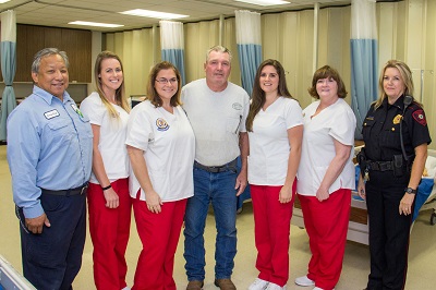 COM Student Nurses Help Resuscitate and Revive Electrician on Campus