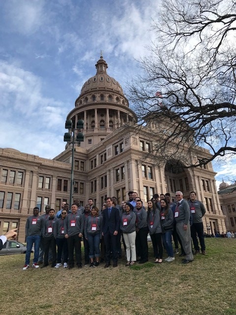 COM Students Attend Day at the Capitol