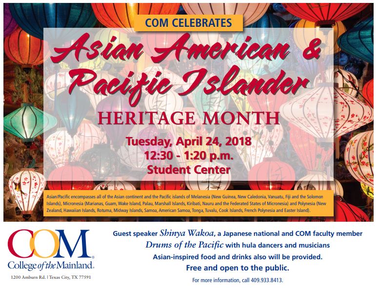 Celebrate Asian/Pacific American Heritage Month