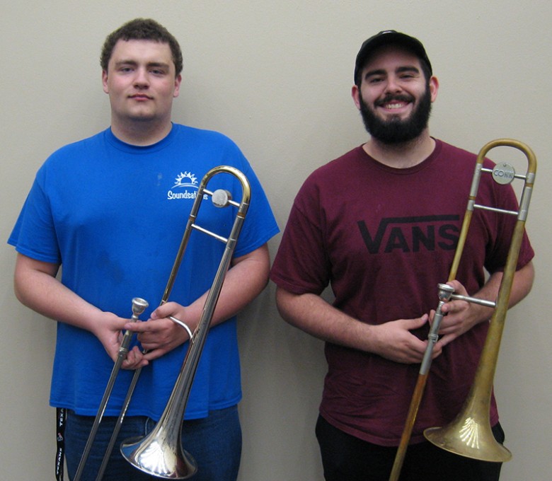 COM students Austin Kelton and Daniel Watson Make All-State Band