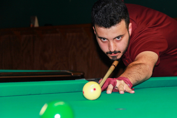 Burak Temel, College of the Mainland student, is on his way to the Association of College Unions International 9-Ball National Championships this month.