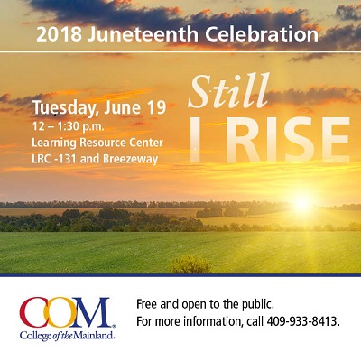COM Plans Juneteenth Celebration