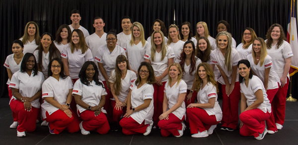 The 2017 graduates of the College of the Mainland Associate Degree Nursing Program.