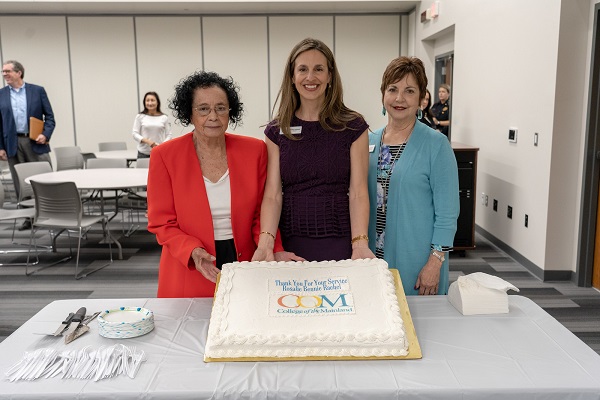 Three COM Trustees Attend Their Last Board Meeting