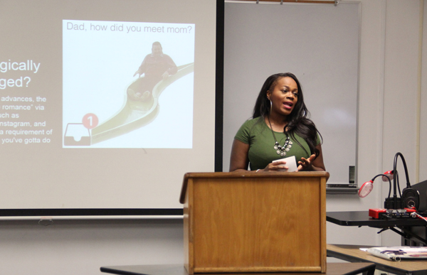 A student speaker